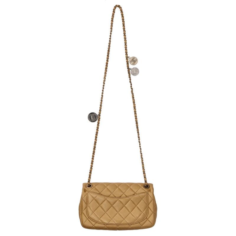 Chanel Matelasse 20 Lambskin Coin Chain Shoulder Bag Women 20