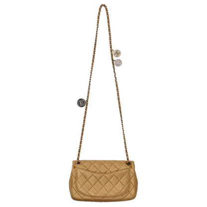 Chanel Matelasse 20 Lambskin Coin Chain Shoulder Bag Women 20