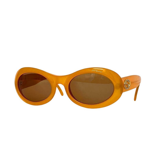 Gucci Sunglasses Orange Brown Acetate Eyewear