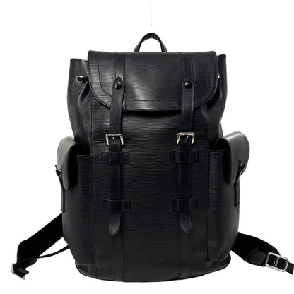 Louis Vuitton Super Christopher PM Epi Leather Backpack Black