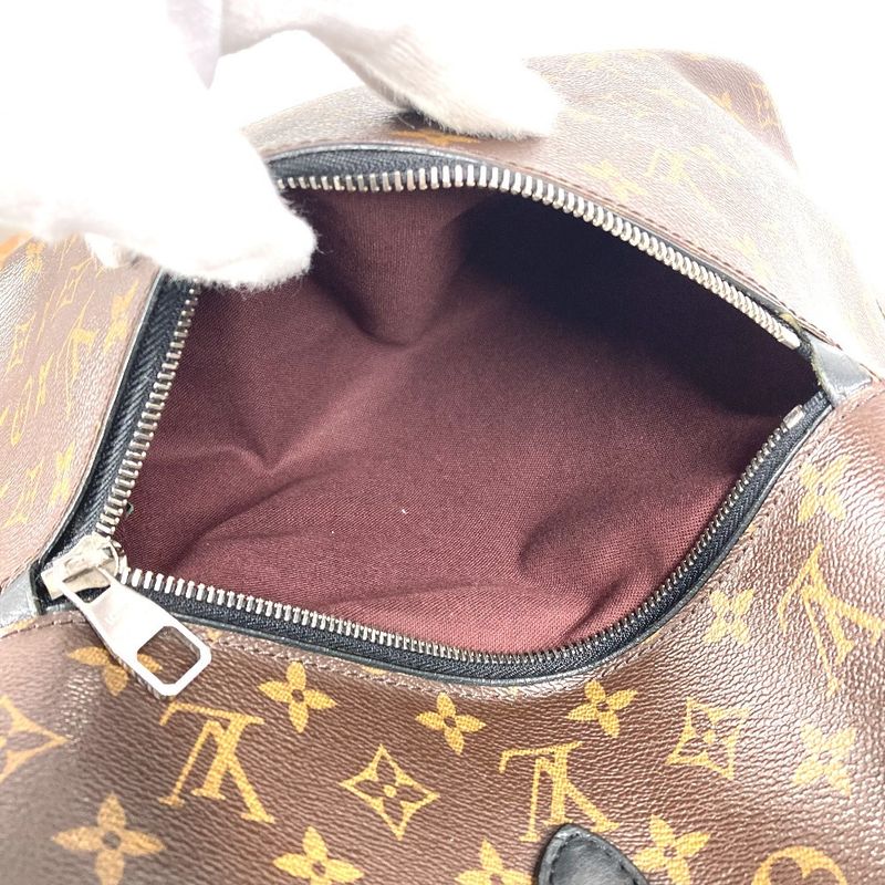 Louis Vuitton Backpack Sac Parc M40637 Monogram Macassar Canvas Brown