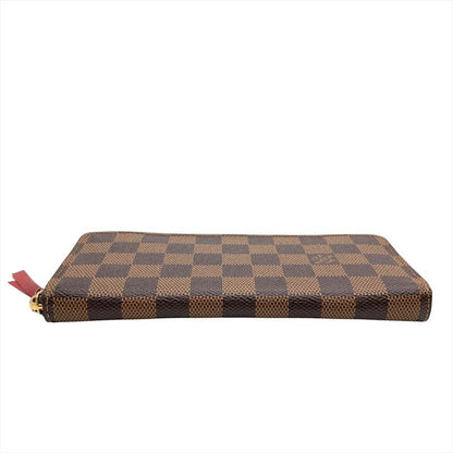 Louis Vuitton Portefeuille Cles Mans Round Zipper Damier Ebène N60534 Brown