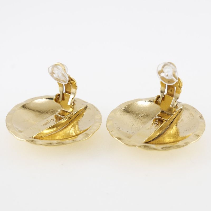 Chanel Coco Mark Matelasse Gold Plated Ladies 37.5g Earrings