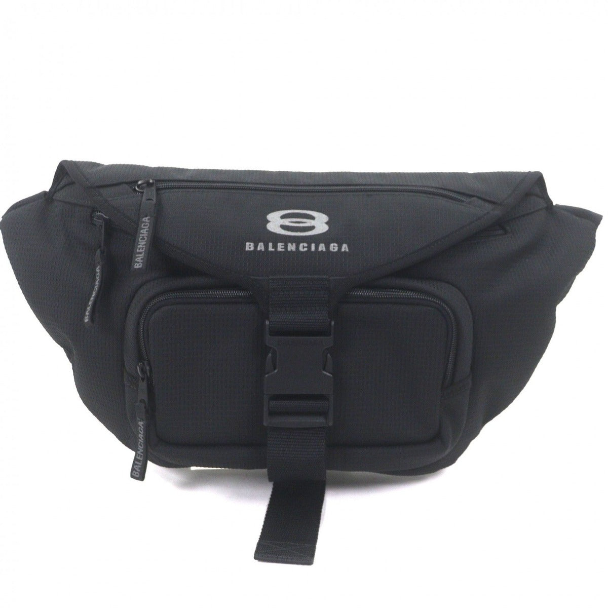 Balenciaga Unity Beltpack L Large Belt Pack Nylon Bag Black