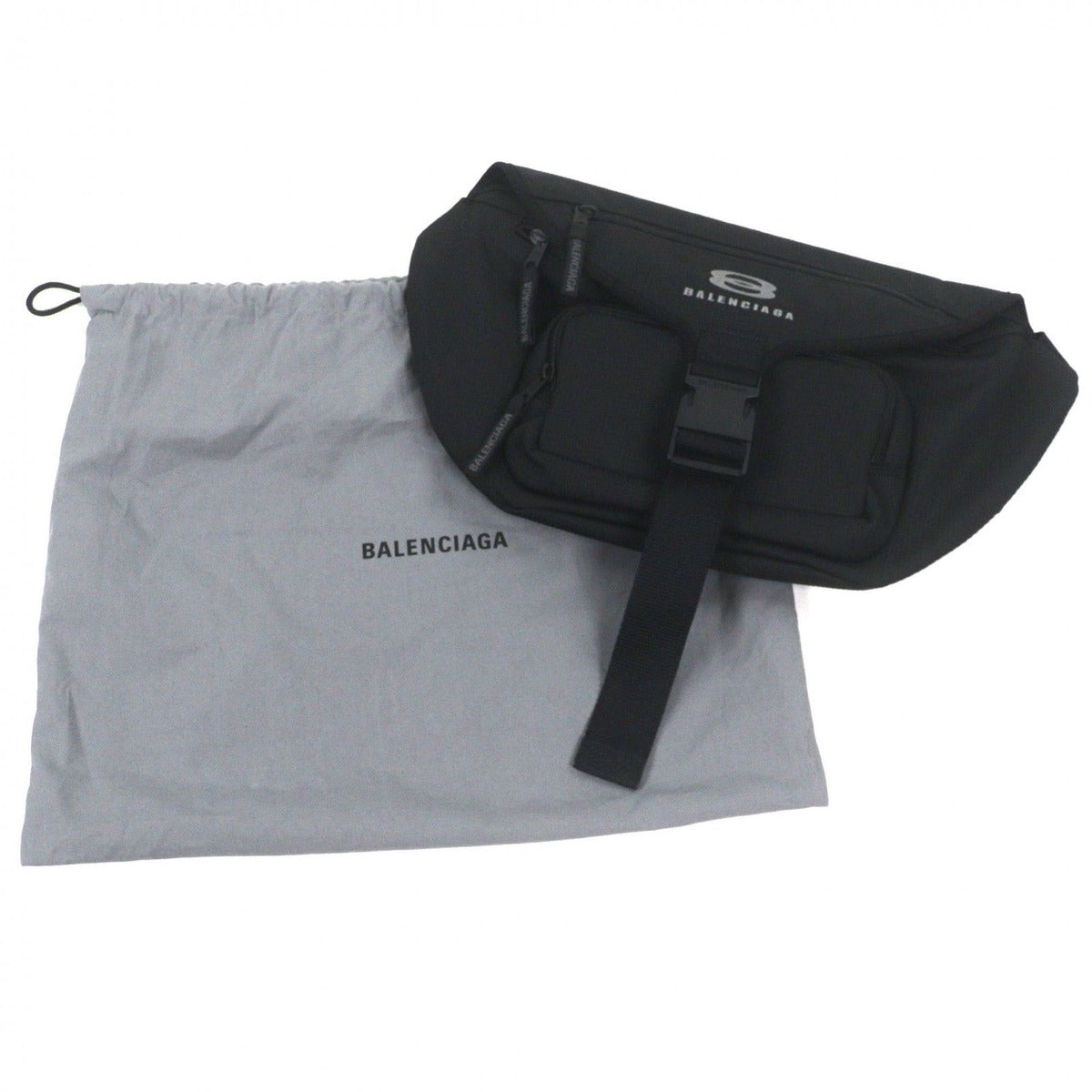 Balenciaga Unity Beltpack L Large Belt Pack Nylon Bag Black — view 2