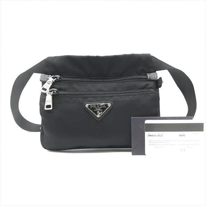 Prada Waist Pouch Nylon Tessuto Black