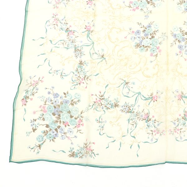 Christian Dior Flower Motif Scarf 100% Silk 4000010801100140