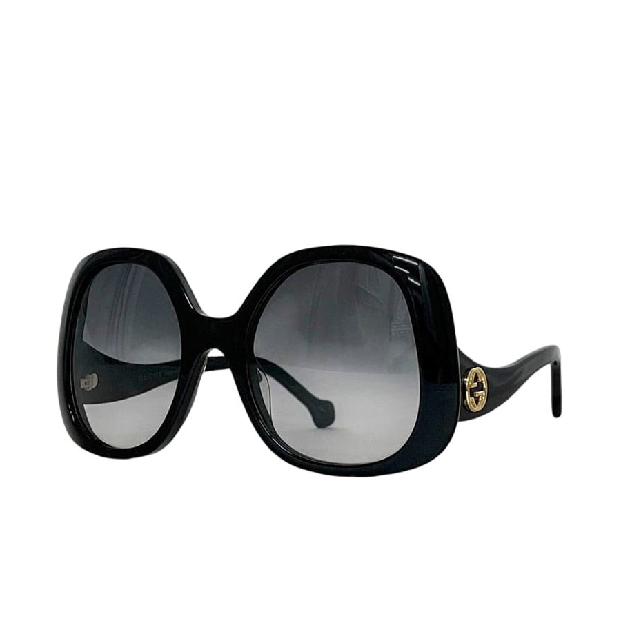 Gucci Sunglasses Black Interlocking Eyewear