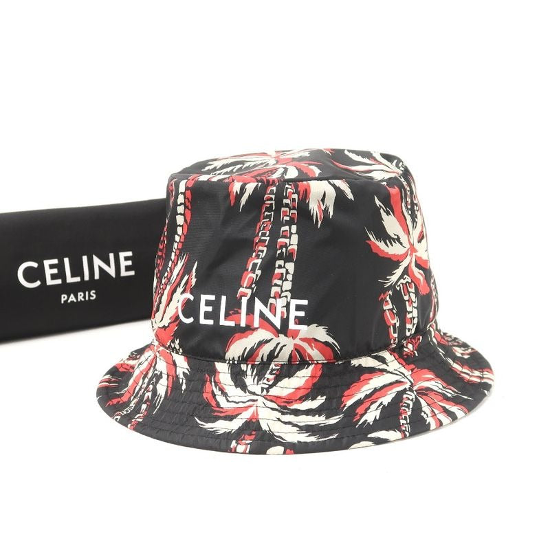 Celine Hat Size S Aloha Palm Tree Nylon Bucket