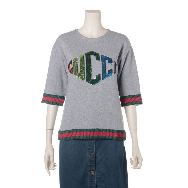 Gucci Cotton Trainers Kids 12 Grey