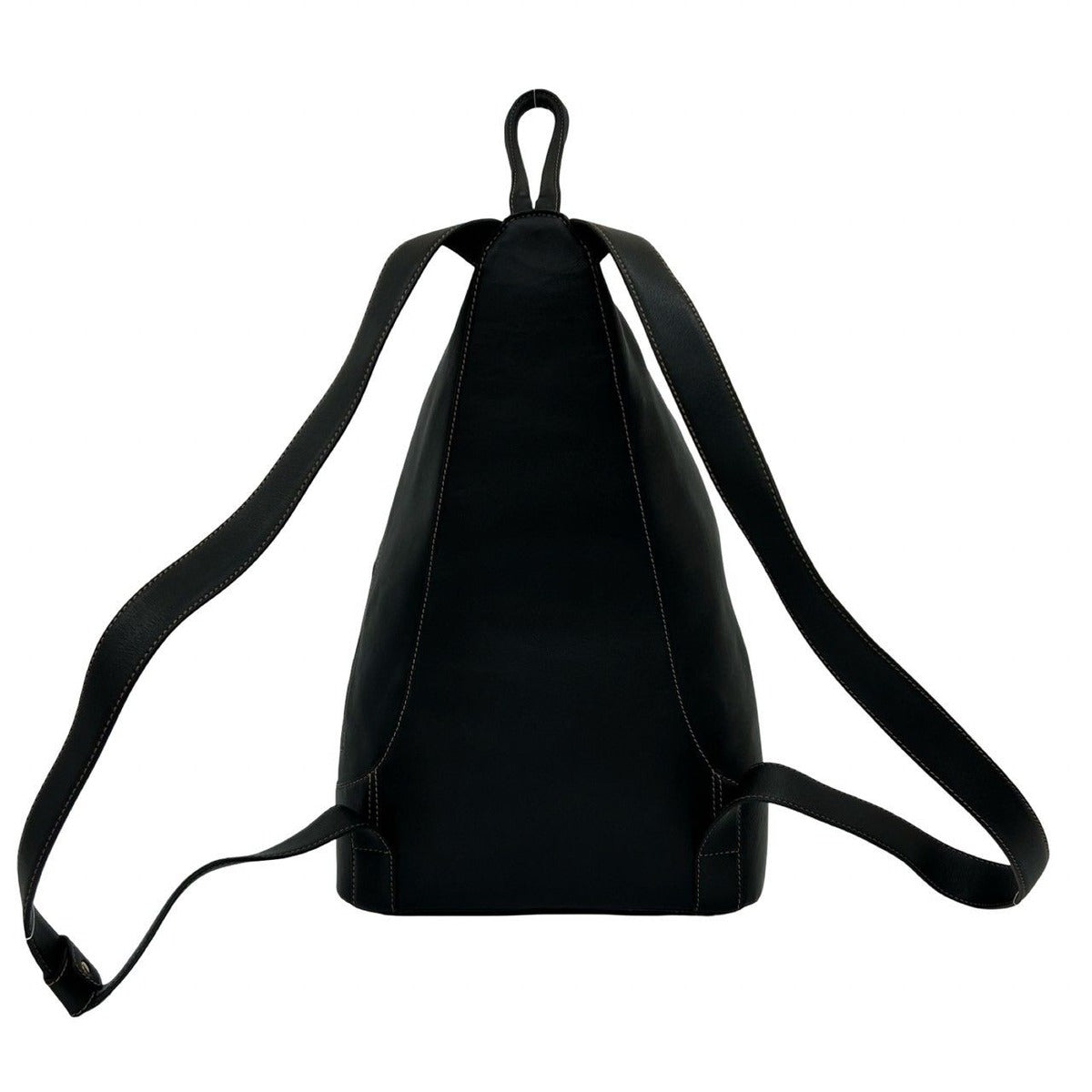 Loewe Vintage Logo Leather Sac Backpack Black — view 3