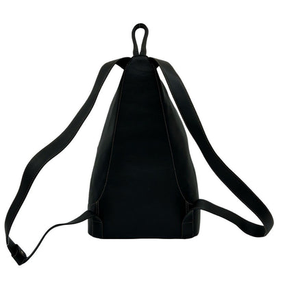 Loewe Vintage Logo Leather Sac Backpack Black — view 3
