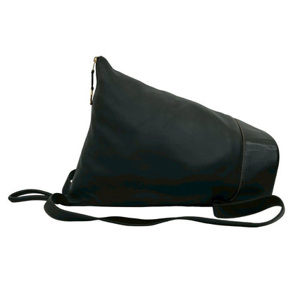 Loewe Vintage Logo Leather Sac Backpack Black — view 5