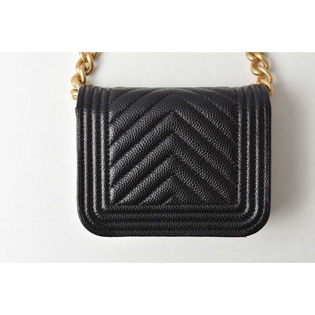 Chanel Belt Bag Coin Case Chain Pouch Boy — view 9