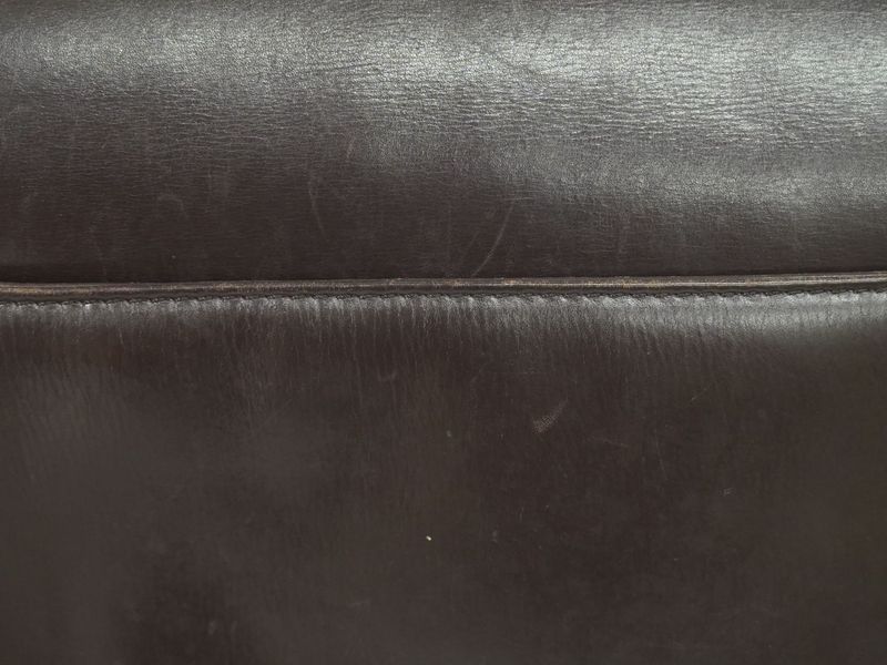 Authentic Loewe Anagram Handbag Leather Brown Anagram Bag Pre-owned [follow-up