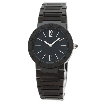 Bvlgari Black Diamond Like Carbon Watch SS Dlc Boys