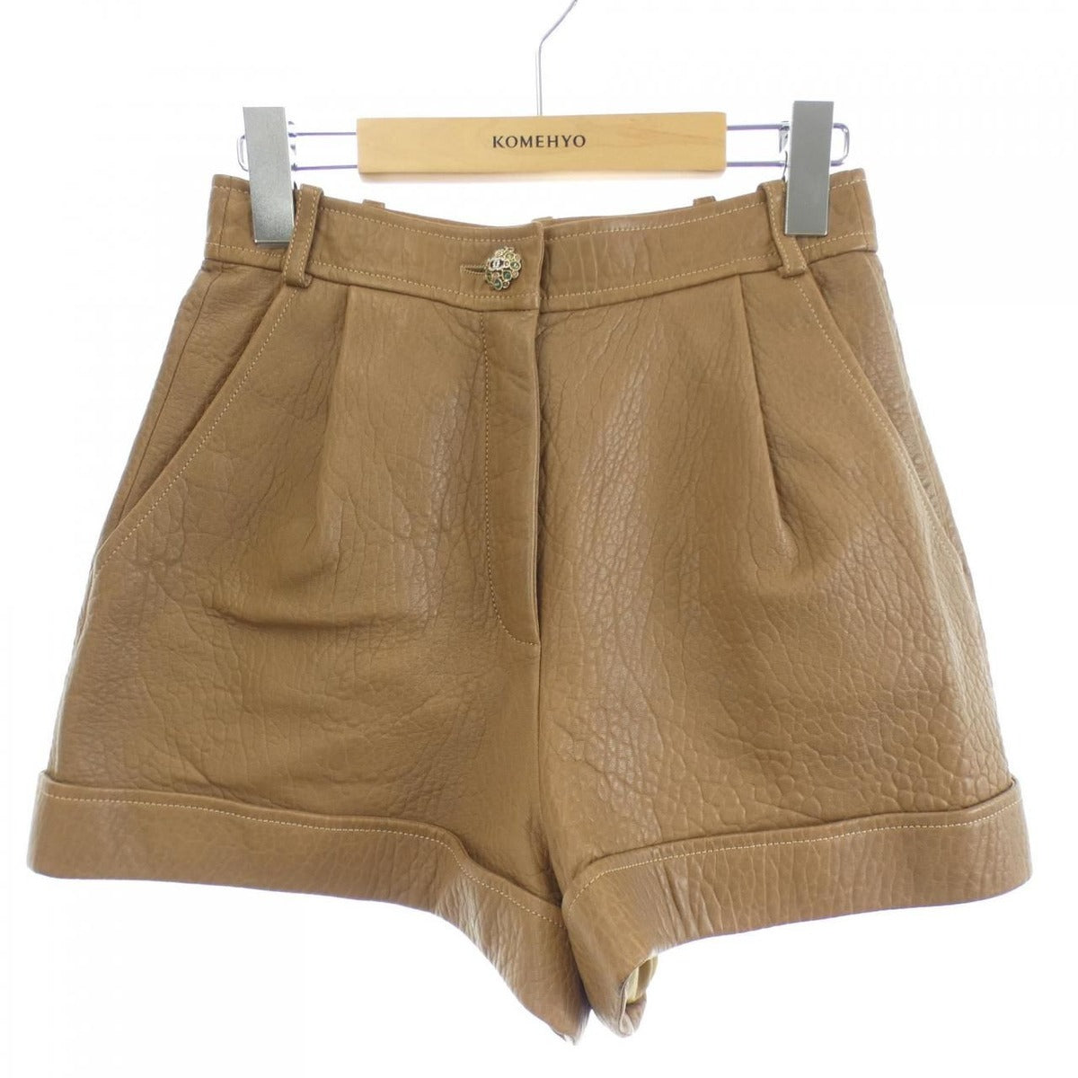 Chanel Shorts Brown 34