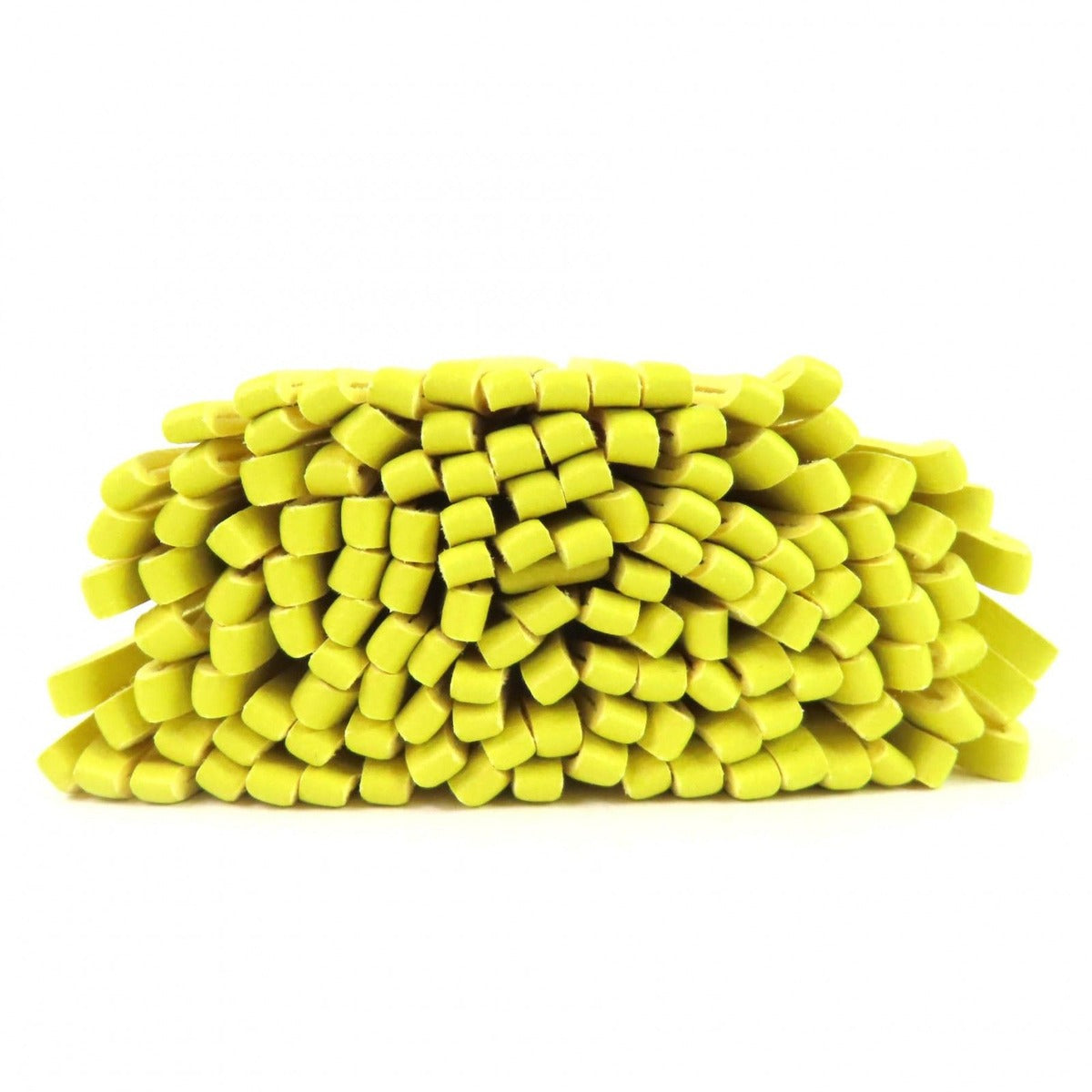 Hermes Carmen Agno Milo Silver Bag Charm Yellow — view 5