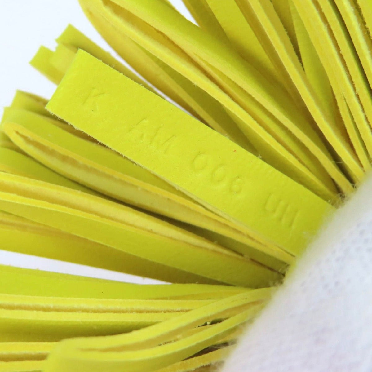 Hermes Carmen Agno Milo Silver Bag Charm Yellow — view 7