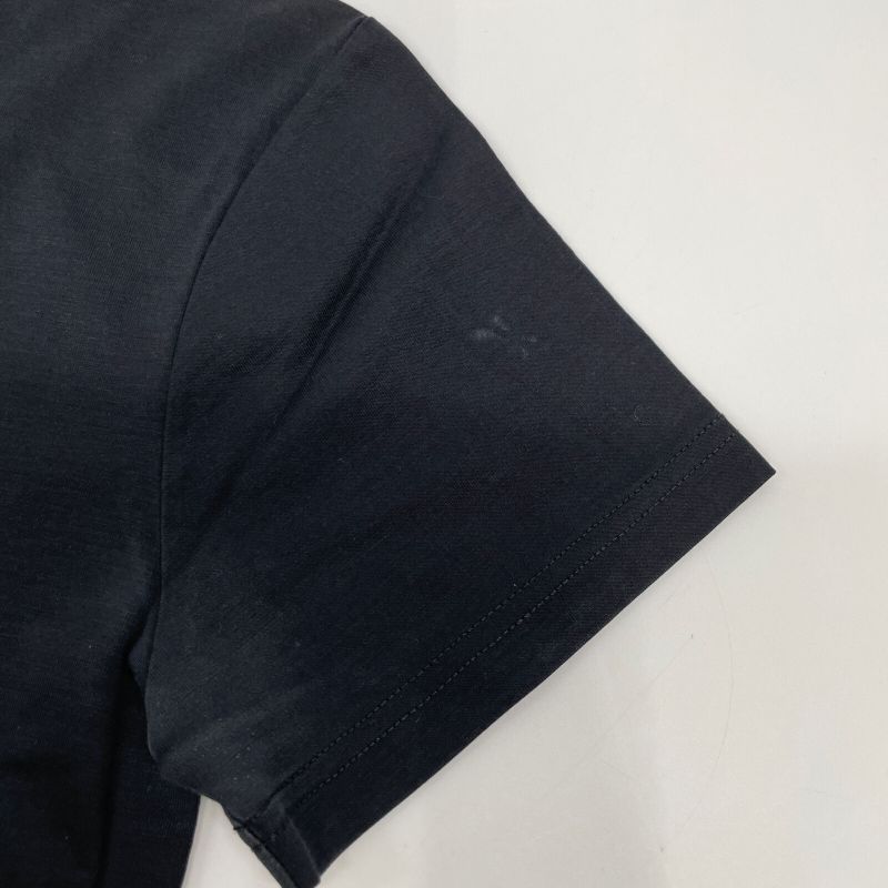 DIOR 123j000l0206 Black Short Sleeve Cut And Sewn XS