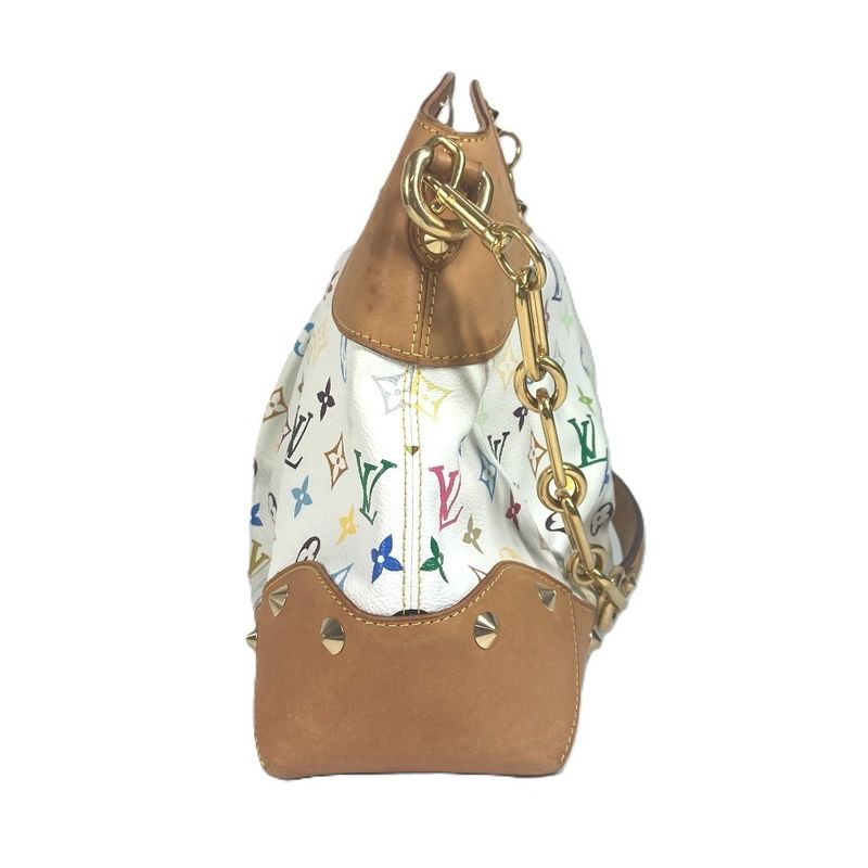 Louis Vuitton Shoulder Bag Judy GM M40253 Monogram Multicolor Canvas Bronze