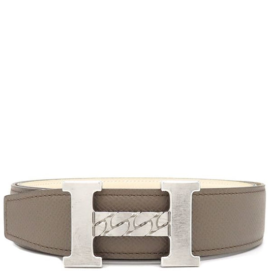 Hermes Belt H Buckle #90 Vaux Epson Etang and Cles #90 Silver Hardware Off