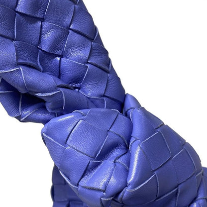 Bottega Veneta Handbag The Twist/maxi Intrecciato Blue Leather