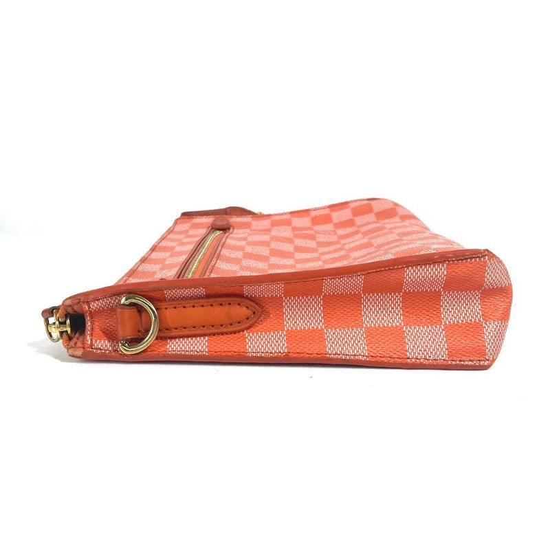 Louis Vuitton Shoulder Bag Module N41312 Damier Canvas Pimon Orange