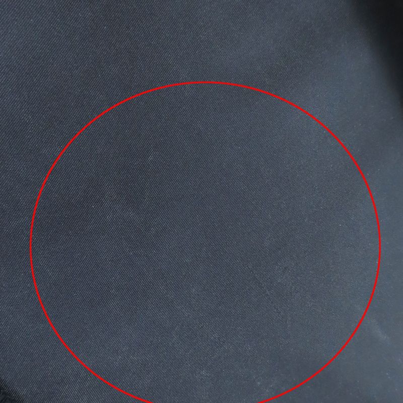 Prada 230623 Triangle Logo Leather Re-nylon Sleeveless Dress Black Red 36 Made