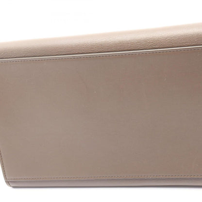 Celine Handbag Trapeze Black Beige Brown Leather — view 14