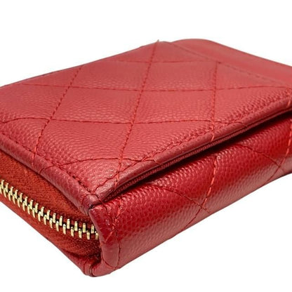 Chanel Matelasse Timeless Classic Caviar Skin Card Case Coin Case Coco Mark