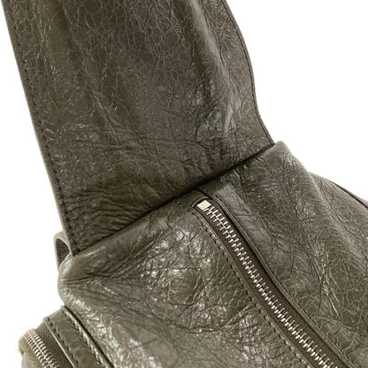 Balenciaga Shoulder Bag Super Busy Small Thing Bag 702167 Khaki Lambskin