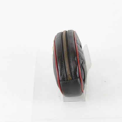 Gucci 476434 493075 GG Marmont Waist Bag Leather Women's