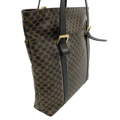 Celine Tote Macadam Brown Black Gold — view 2