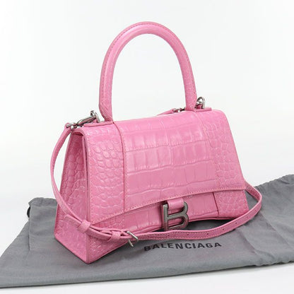 Balenciaga 2-way Handbag Hour Glass 593546 Handbag Calfskin Women
