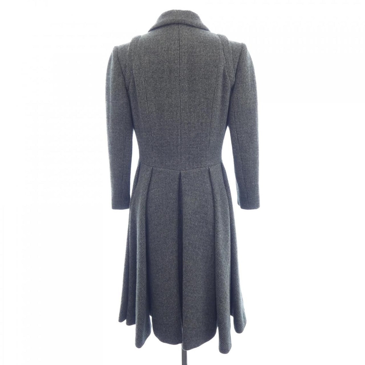 Chanel Vintage Coat Cashmere Gray — view 2