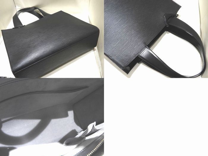 Louis Vuitton Gemo Tote Bag M52452 Epi Noir Black Semi Shoulder Bag Shoulder