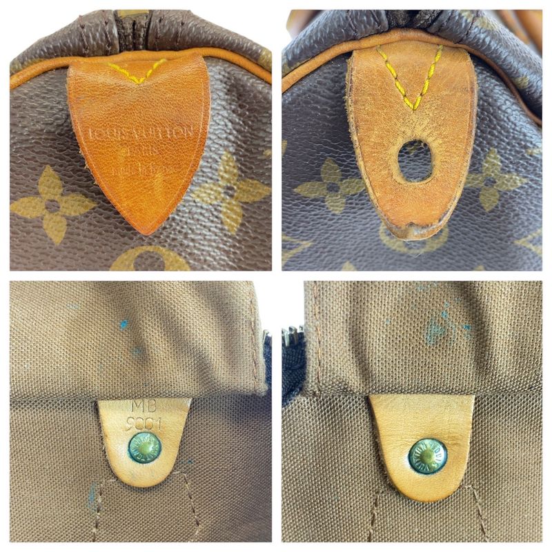 Louis Vuitton Monogram Speedy -35 Brown PVC M41524 Handbag Boston Bag Ladies