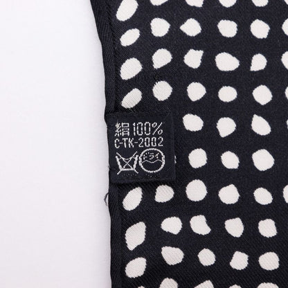 YVES Saint Laurent Yves Saint Laurent YSL Logo Rectangular Silk Black Women's