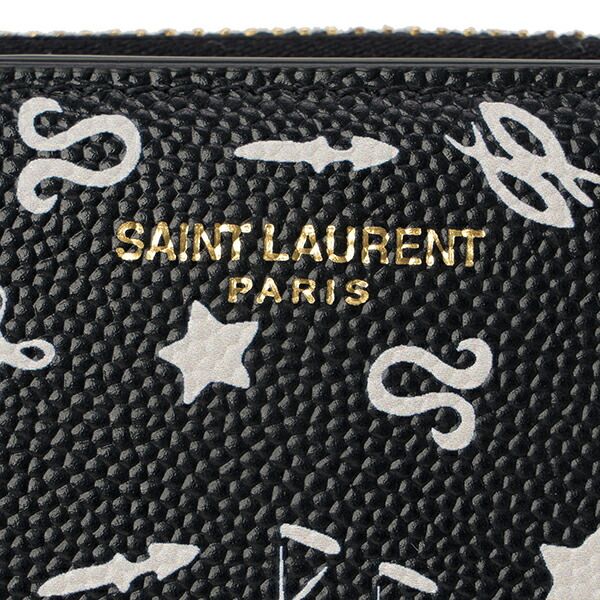Saint Laurent Bifold Wallet Compact Wallet Black