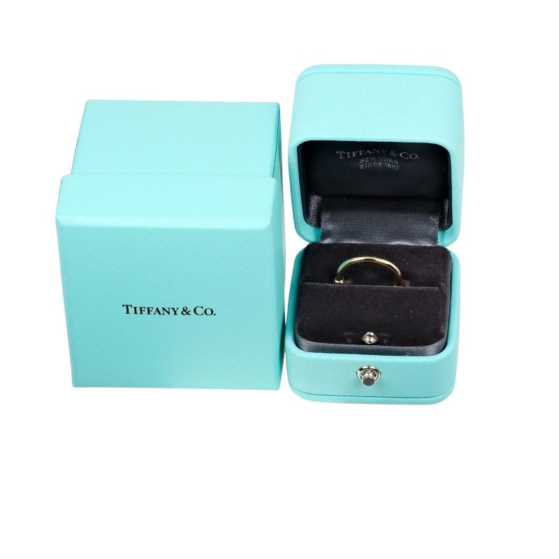 [tiffany & Co] Tiffany & Co Lock 18K Yellow Gold Size 6 Ladies' 4.5 G Ring