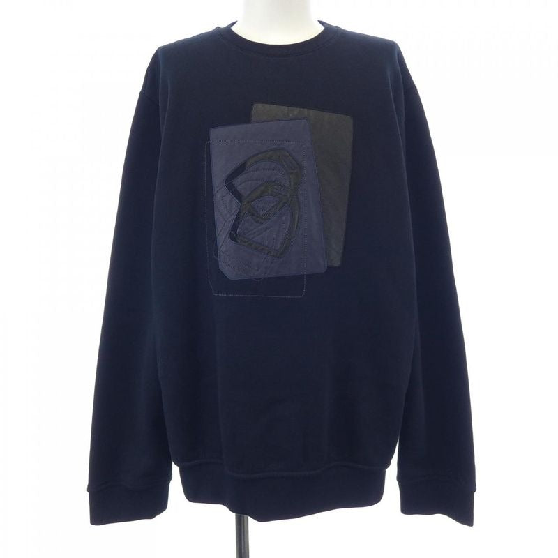 Hermes Abstract Logo Black Sweatshirt