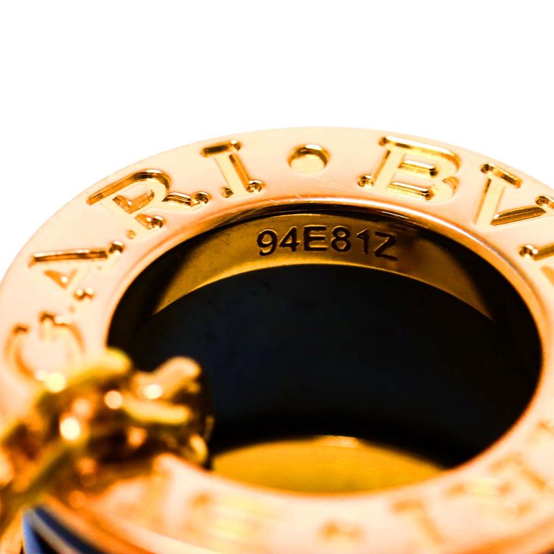 Bulgari Bvlgari B-zero1 Long Necklace 60cm (2362in) Black Ceramic 18K PG 750