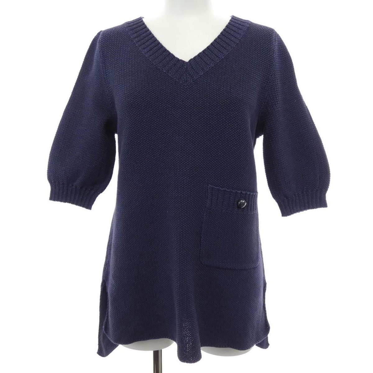 Chanel Knit Top Navy