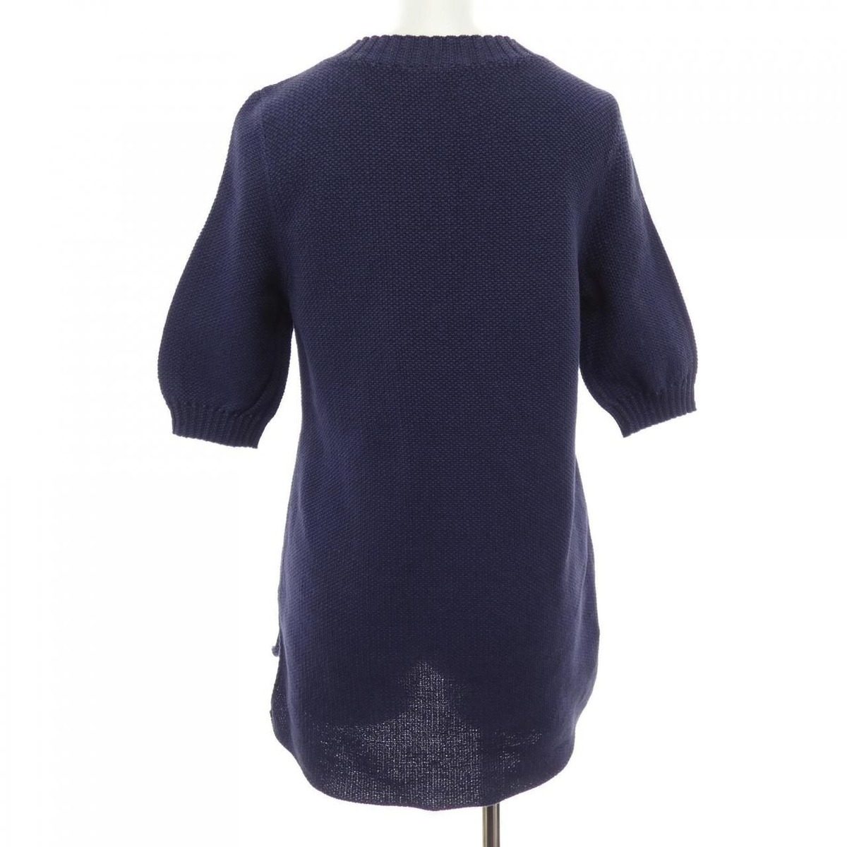 Chanel Knit Top Navy — view 2