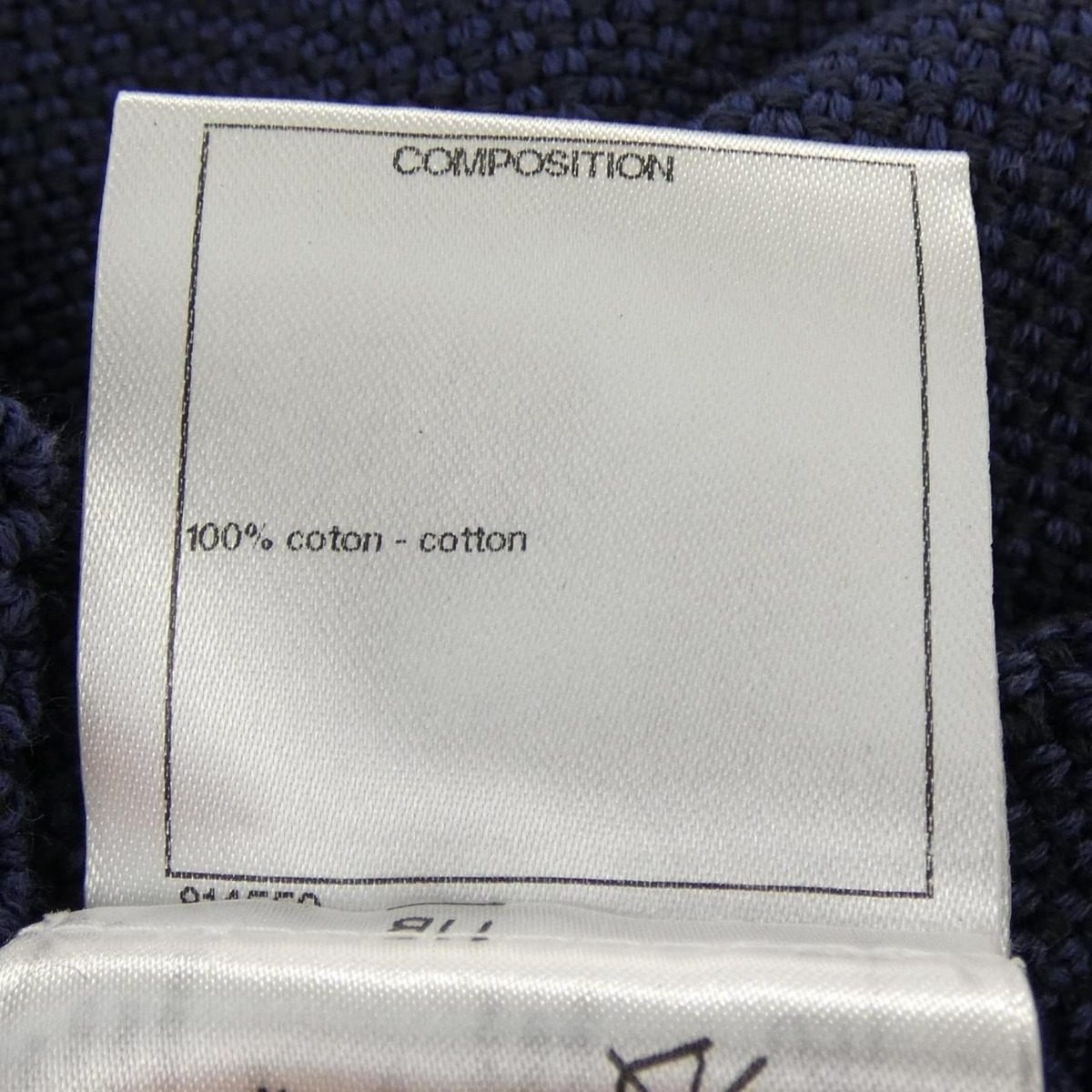 Chanel Knit Top Navy — view 3