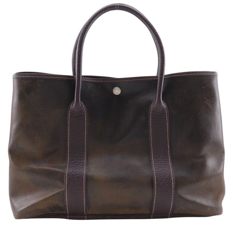 Hermes Garden Party PM Amazonia Brown Ladies Tote Bag