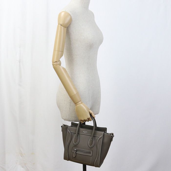 Celine Luggage Nano 18924 Handbag Calf Womens