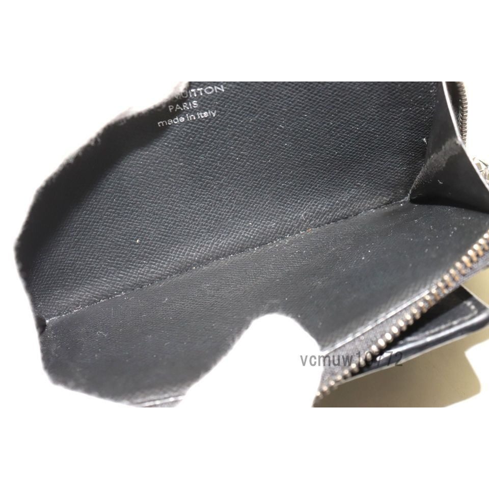 Louis Vuitton Monogram Eclipse Hybrid Wallet Leather Zip Around Bifold — view 6