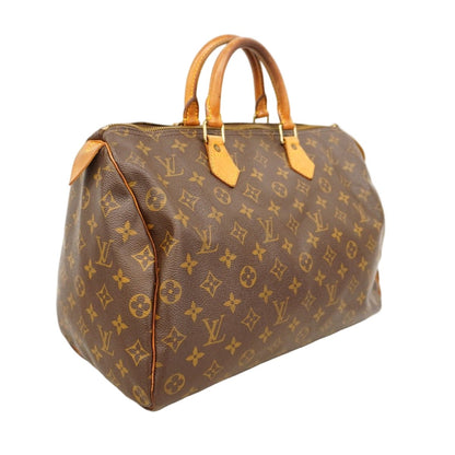 Louis Vuitton Handbag Monogram Speedy 35 Brown — view 2